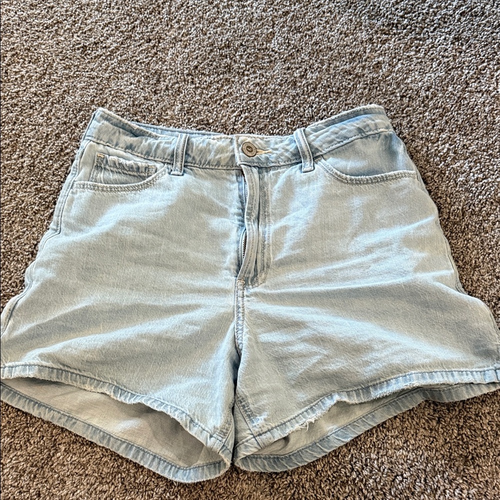 Hollister Light Blue Jean Shorts
